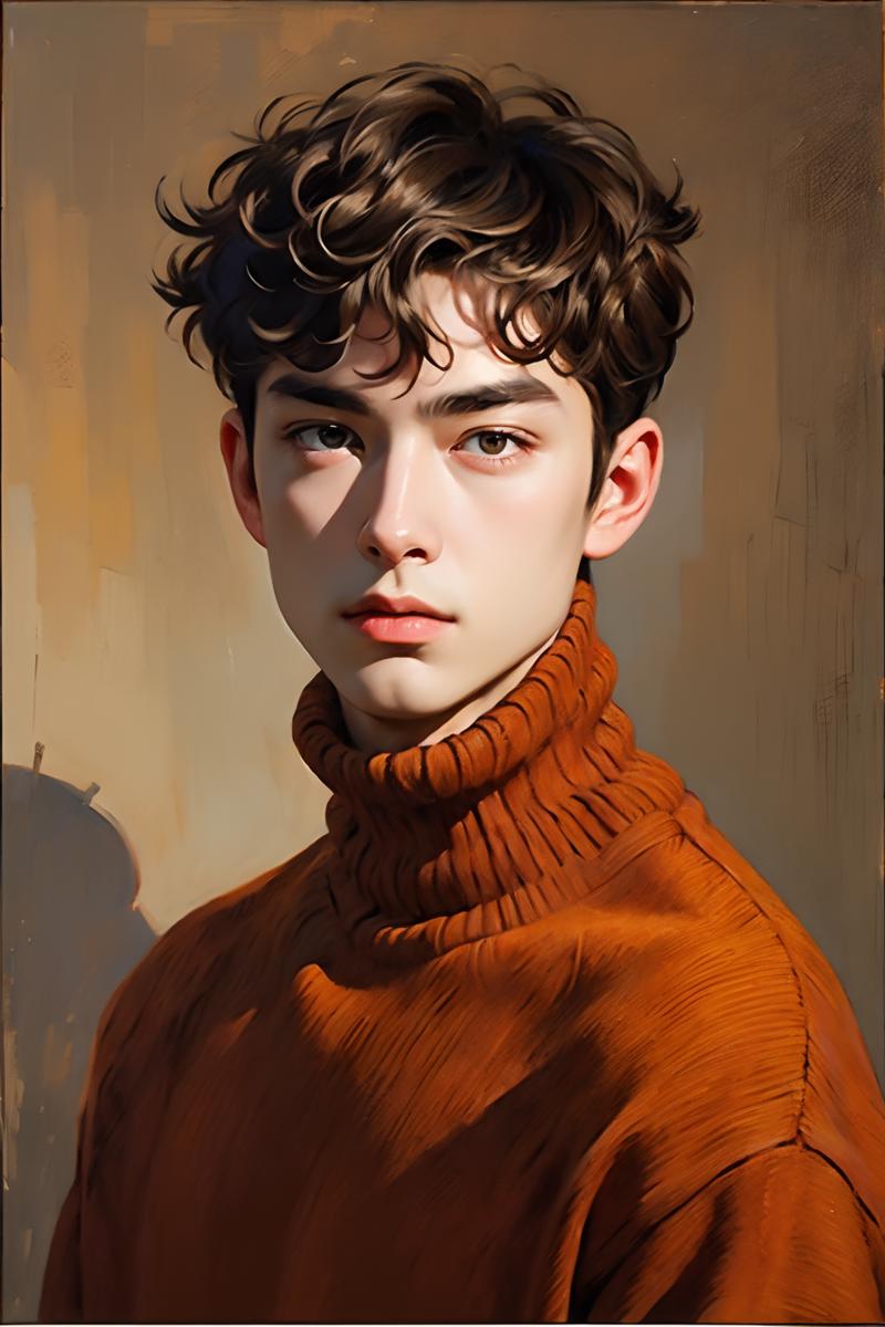 01161-2194102350-_lora_漂亮男孩_0.7_,a painting of a man with a turtle neck sweater on, looking at the camera with a serious look on his face.png